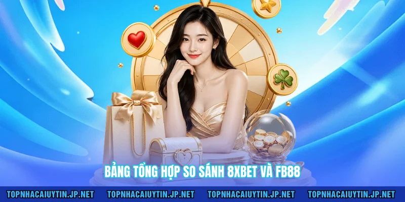 Bảng tổng hợp so sánh 8XBET và FB88 